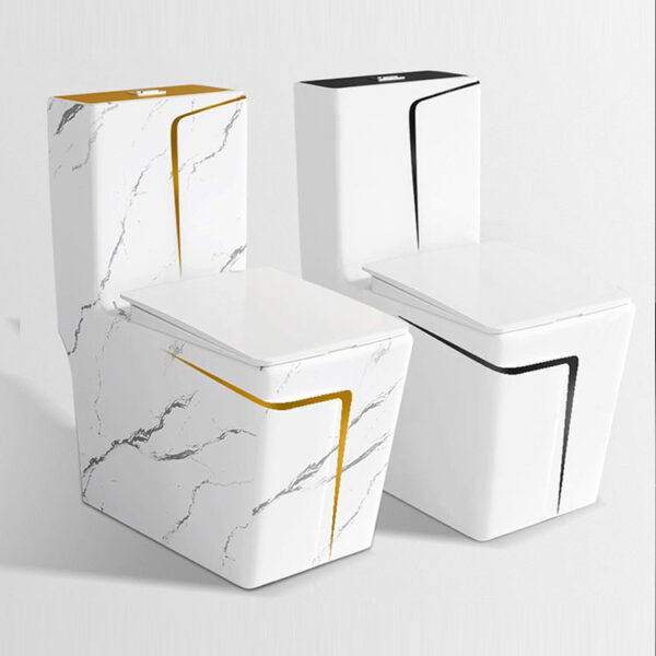 Sanitary wares color one piece toilet china supplier wholesalers bathroom  - Image 5
