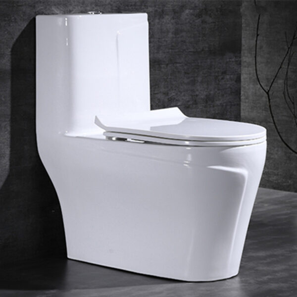 China Bathroom Ceramic WC Sanitary Once Piece Color Commode Toilets - Image 5