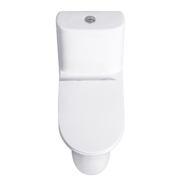 Manufacturer sanitary ware ceramic siphonic water closet small bathroom one piece toilet - Image 5