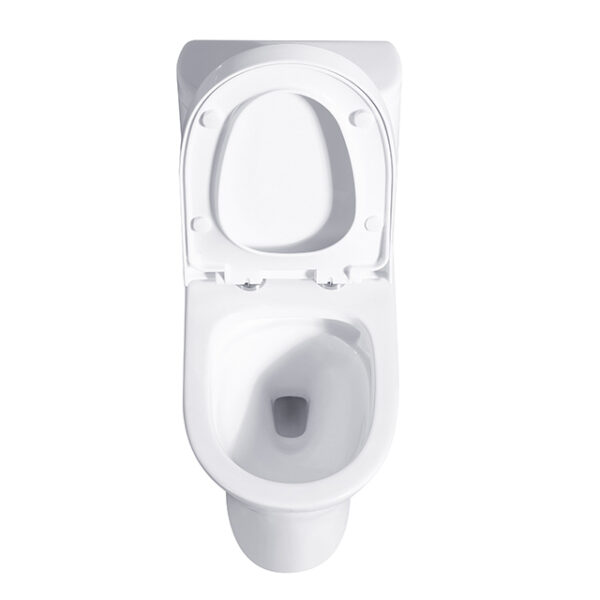 Manufacturer sanitary ware ceramic siphonic water closet small bathroom one piece toilet - Image 6