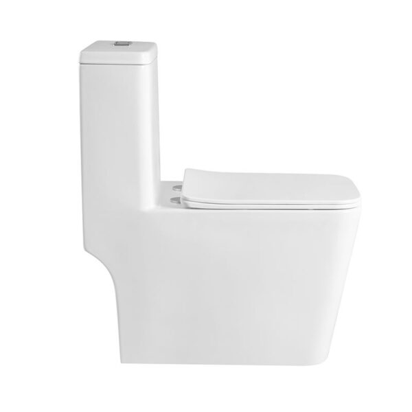 Bathroom washdown rimless one piece toilet wc ceramic closet - Image 3