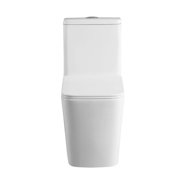Bathroom washdown rimless one piece toilet wc ceramic closet - Image 4