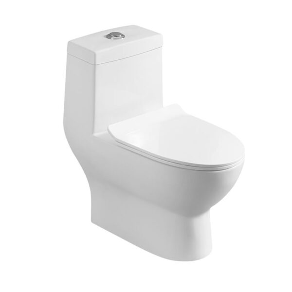 Sanitary wares rimless wash down one piece toilet supplier wholesalers - Image 2