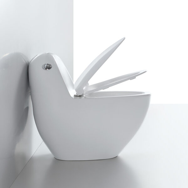 Ceramic egg one piece bathroom toilet - Image 7