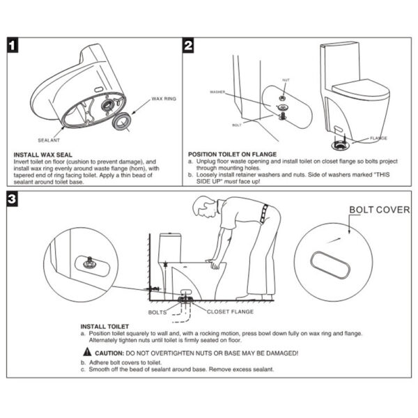 China sanitary ware washdown rimless one piece toilet wc closet - Image 7