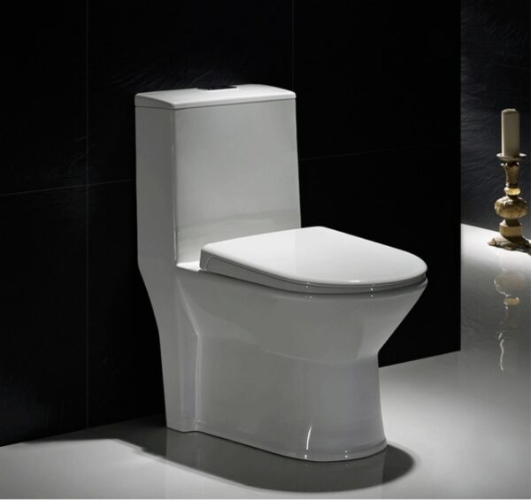 Small porcelain one-piece toilet supplier