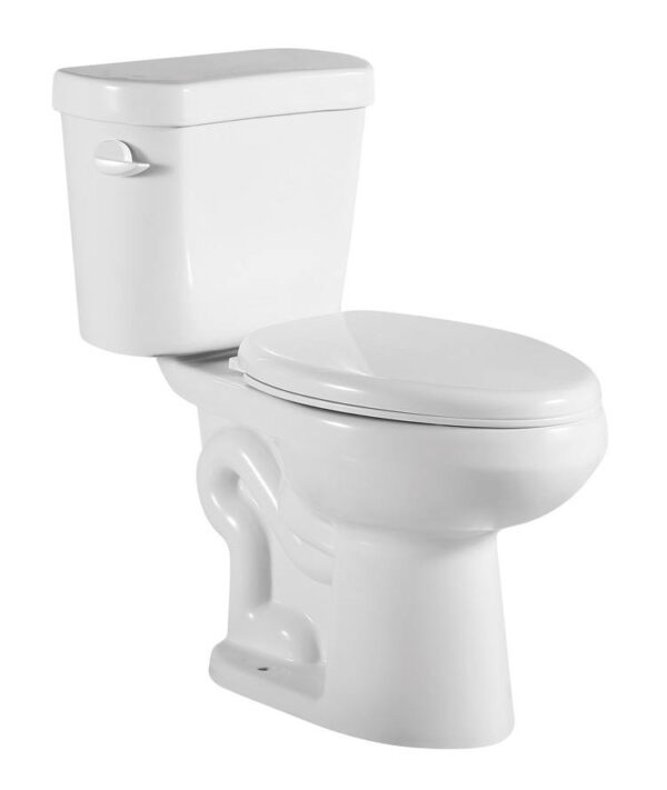 2023 new design bathroom wc cheap sanitary ware siphonic ceramic two piece toilet